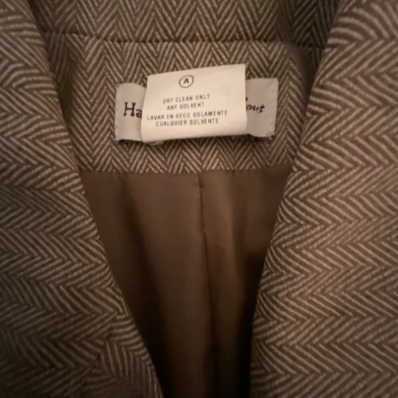 UPDATE:ADDED SWEATER Harve Bernard Brown/White Herring Bone Pants Suit Size 8 - Picture 5 of 8